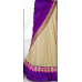 Glamorous Dual Colored Stone Worked Georgette Chiffon Lehenga Saree